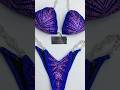Cosmos Purple Pink Bikini Competition Suit B1024