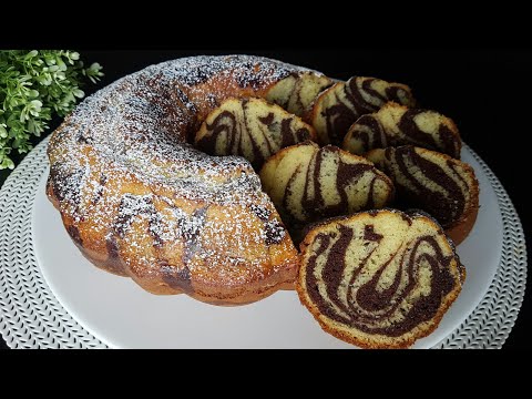 Recipe in 5 minutes! Simple and tasty cake, you will make it every day, without butter. #asmr