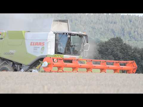 Claas Lexion 760 TerraTrac und Lexion 570 im Weizen! - Lohnbetrieb Speidel