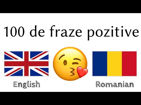 100 de fraze pozitive +  de complimente - Engleză + Română - (Vorbitor nativ)