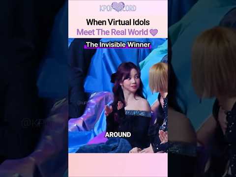 When Virtual Idols Meet The Real World #kpop #shorts
