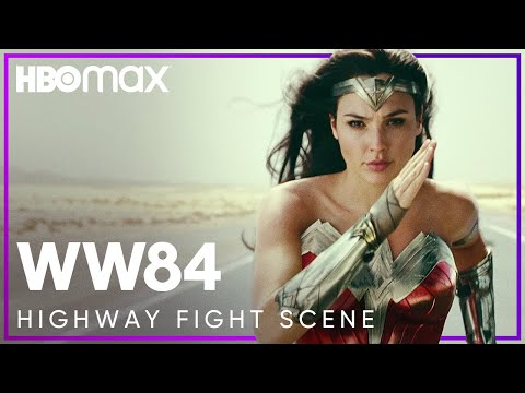 Wonder Woman 1984 | Highway Fight Scene | HBO Max