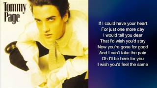 Tommy Page - I Think I&#39;m In Love