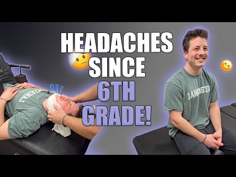 Chiropractic Solution for Chronic Tension Headaches! #chiropractic #decompression #ringdinger #asmr