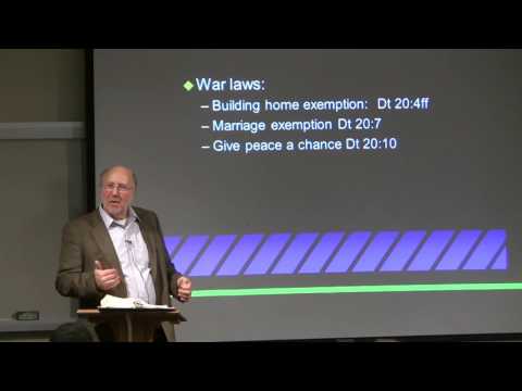 Dr. Ted Hildebrandt, Old Testament Literature, Lecture 18, Tough Laws, Joshua to Jericho