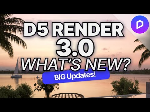 D5 Render 3.0 Best New Features Explained! Displacement, Oceans, D5 Lite, AI Overhaul!