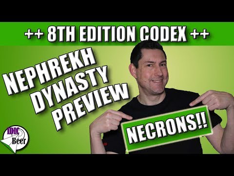 Nephrekh Dynasty Preview - Necron C’tan Shards / Necron Doom Scythe