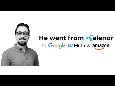 From Telenor to Meta, Google & Amazon | Ft. Ahson Raza