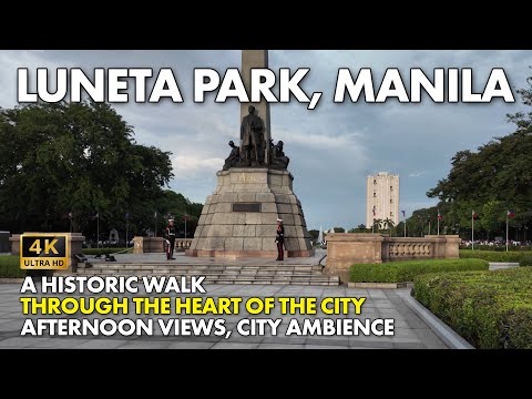 LUNETA MANILA, Philippines Walking Tour | Taft Avenue to Rizal Park