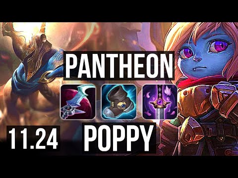 PANTHEON vs POPPY (TOP) | 10/3/6, 800K mastery | KR Diamond | 11.24