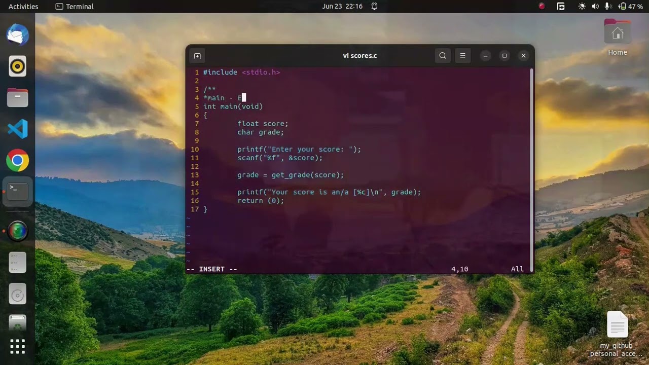 Calculating Student Grades: C Program Tutorial for Grade Calculation