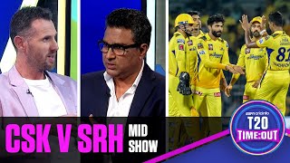 Chennai keep Hyderabad down to 134 | CSK vs SRH Mid Show