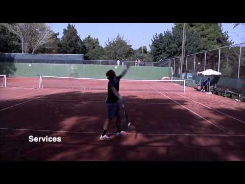 Stefanos Schinas College Tennis Recruiting Video Fall 2015