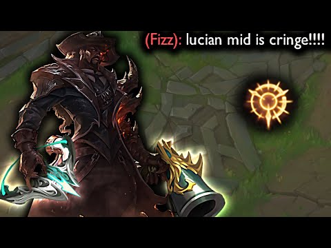 FULL CRIT LUCIAN MID IS S TIER (Duo with GODZU)