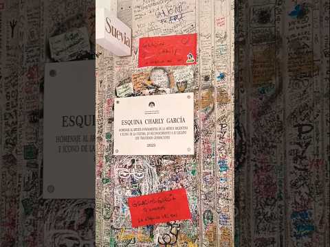 La Esquina Charly Garcia (Avenida Coronel Díaz  y Av. Santa Fé) - Say No More/El Aguante 🎼🎹🎶🇦🇷