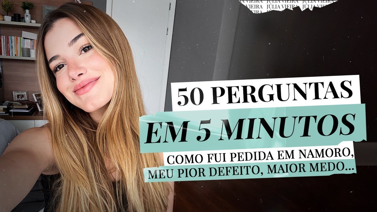 Júlia Responde: 50 Perguntas em 5 Minutos | Como fui pedida em namoro, meu pior defeito, maior medo…