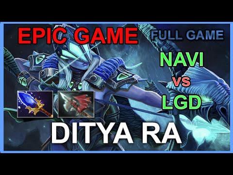 NaVi Ditya Ra Drow Ranger vs LGD - TI6 - Full Game
