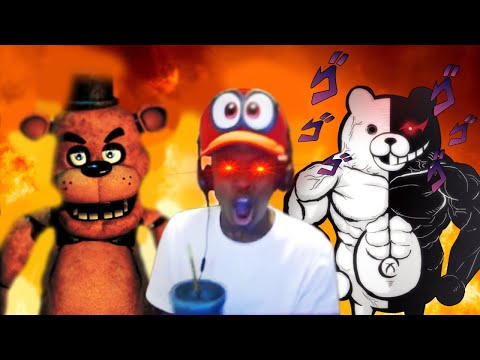 Rise and Shine Ursine | Monokuma vs Freddy Fazbear - VGRB Reaction