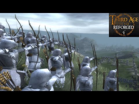 THE HIGH ELVES DEFEND TOL FALAS (Siege Battle) - Third Age: Total War (Reforged)