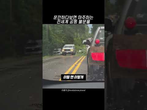 전세계 운전자들의 공통 불문율