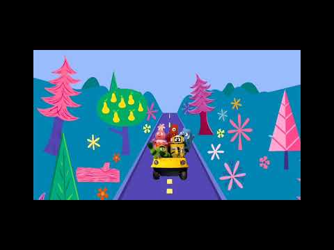 Yo Gabba Gabba Driving In A Car