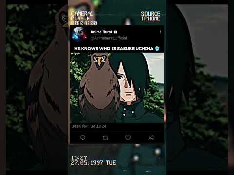 He Knows Who Is Sasuke Uchiha 🥶 || #shorts #shortvideo #naruto #narutoshippuden #boruto #viral