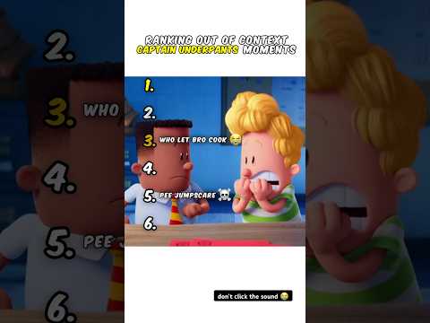 Ranking Captain Underpants Moments 😭