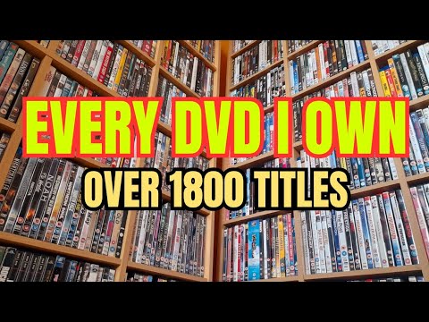 Nobody Asked… But Here’s My ENTIRE 1,800+DVD Collection Anyway!