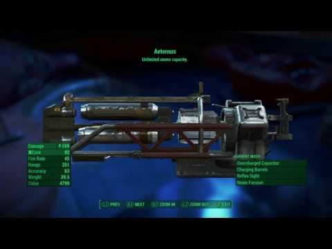 Fallout 4 Aeternus Unlimited Gatling Laser