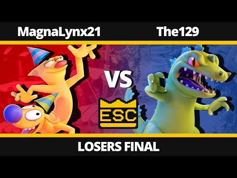 ESC 10 Losers Final - MagnaLynx21 Vs. The129 - Nickelodeon All-Star Brawl Tournament