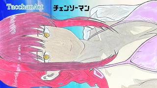 【チェンソーマン】マキマ描いてみた:水着編