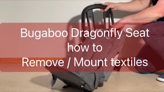Bugaboo Dragonfly: How to Remove / Mount the Fabrics