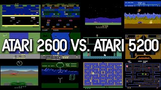 Atari 2600 vs. Atari 5200