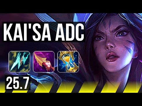 KAI'SA & Pyke vs JINX & Thresh (ADC) | 51k DMG, 14/5/12 | KR Master | 25.7