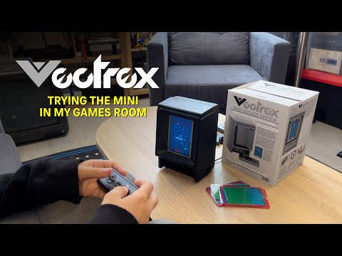 Trying the Vectrex Mini in my Games Room