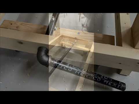 Workbench Table with Retractable Casters