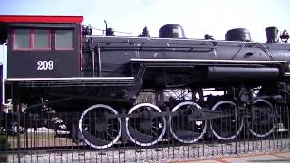 preview picture of video 'Gainesville Georgia Steam Engine 209'