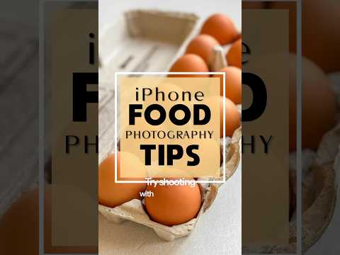 3 tips to elevate your iPhone food photo game #foodphotography