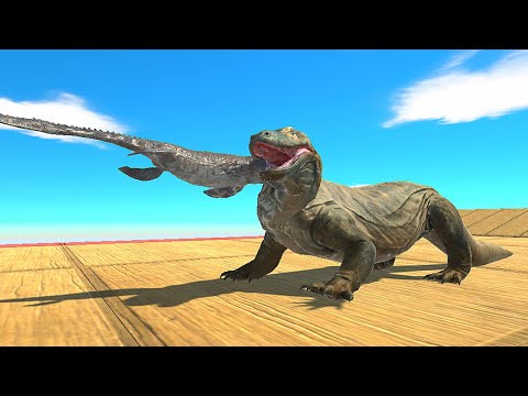 Baby Mosasaurus vs Reptiles - Animal Revolt Battle Simulator