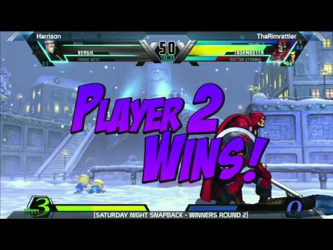 UMVC3: ThaRimrattler vs Harrison - Saturday Night Snapback 6.4