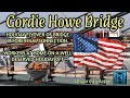 Gordie Howe Bridge - Memorial Day Fly-over - Last day off before final connection!!