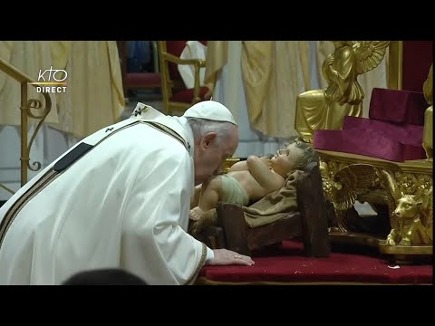 Messe de la nuit de Noël présidée par le pape François à Rome