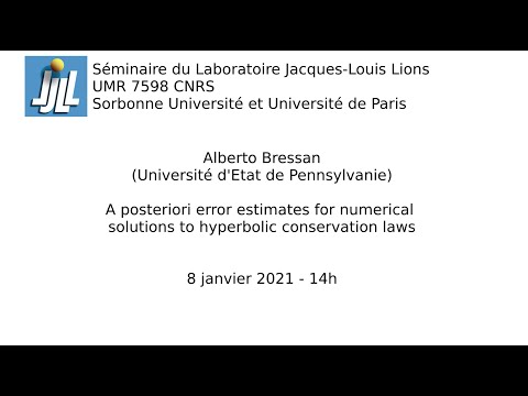 Séminaire du LJLL   2021 01 08   Alberto Bressan