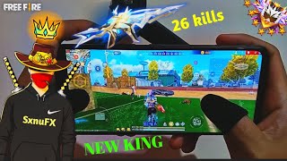 26 Kills in Nextera 😱 Full Map Domination 💥 | Free Fire Handcam Gameplay