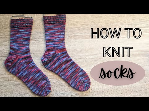 How to Knit Socks from Start to Finish using the Magic Loop Method