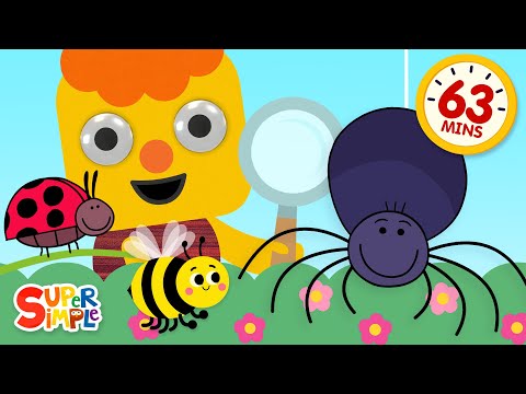 Let’s Count with Bugs! | The Creepy Crawly Compilation | Super Simple Songs