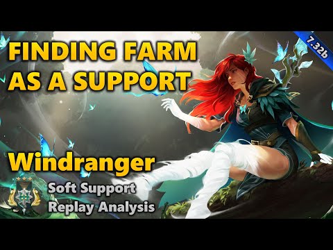 Replay Analysis: Windranger Soft Support - Archon | Dota 2 7.32b