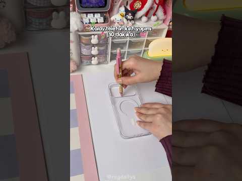 Siz istediniz hemen yaptım💕beğenmeyi unutmayın aşklar #telefonkılıfı #diyphonecase #phonecaseideas