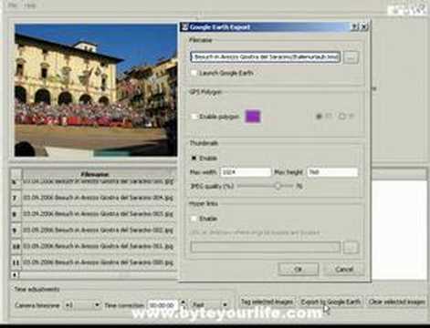 KMZ Datei erstellen mit PhotoMapper