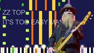 ZZ Top - IT&#39;S TOO EASY MAÑANA (PRO MIDI FILE REMAKE) - &quot;in the style of&quot;